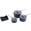 JOSEPH&JOSEPH SPACE SET 3 CASSERUOLE ANTIADERENTI CON MANICI PIEGHEVOLI 45049