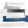 Dermacotton 80 tovaglioli usa e getta in cotone, 25,4 x 20,3 cm, 100% biodegradabili, asciugamani per il viso super morbidi, salviette struccanti ipoallergeniche, per pelli