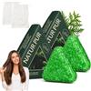 MEITREND Nature Triangle Shampoo Bar 2 pezzi Seven Green Soap Sham Poo, shampoo solido vegetale, pulizia delicata e cura nutriente per donne e uomini, lenisce e rafforza la bellezza dei capelli