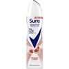 Sure Deodorante spray per il corpo da donna, protezione senza sosta, antitraspirante con profumo di anguria e cactus e tecnologia attivata dal calore corporeo per 72 ore di protezione da odori e