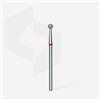 STALEKS PRO Expert fresa diamantata per unghie. Manicure medica. Rimuovere e lucidare la zona delle cuticole. Forma a sfera (3,5 mm grana fine)