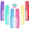 QITIMIR Pettini Colorati per Capelli - Set di 6 Pettini Doppio Antistatici per Parrucchieri, Pettine per Styling, Pettine Barba Uomo (Rosso, Blu, Verde, Viola, Rosa, Giallo)