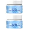 YLJHDS GHK-Cu Crema viso al peptide di rame, rassodante, siero peptide di rame anti-invecchiamento, siero per ridurre le linee sottili, crema peptide di rame per riparare la pelle danneggiata (2 pezzi)