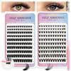 INPING Ciglia Finte Autoadesive, 2 Modelli Kit Extension Ciglia Fluffy Volume Lashes, Ciglissime Press e Go kit con Pinzette per Principianti DIY Lash Senza Colla 8-16mm