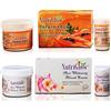 Nutriglow Papaya Fruit Bleach Cream & Bleach Cream for Facial Hair, Dark Spot Corrector, 43G Each, Pack of 2