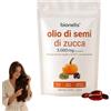 TOPWAL Bionelis Olio Di Semi Di Zucca Per Capelli - 180 Capsule, 3000 Mg Per Porzione, Ricco Di Ingredienti Che Favoriscono La Crescita Dei Capelli, Ferma La Caduta Alla Radice(1 confezione)