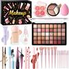 Viugex Tutto in Uno Set Trucchi Donna, Valigetta Trucchi Ragazza Adolescente, Kit Trucco Make Up Completo con Palette Ombretti Fondotinta Mascara Matita Occhi Gloss Labbra Correttore Pennelli Trucco Make Up