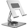 XAGMODSHN Supporto per laptop portatile Base pieghevole Supporto per notebook Supporto per notebook girevole a 360 gradi Staffa di raffreddamento per computer portatile Supporto per tablet regolabile