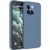 HAFFAN Custodia in Silicone TPU Compatibile con Xiaomi MI 14 (6.36 inches), Cover Case Protettiva per Cellulare - Grigio lavanda