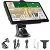 Generic Navigatore satellitare da 7 pollici per auto - Navigazione GPS H D con mappe del Regno Unito e 'Europa | Aggiornamenti liƒtime, guida vocale, avvisi autovelox, Lane Assist