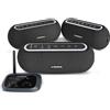 Avantree Harmony A2 - Sistema Di Altoparlanti Wireless Auracast Per Audio Di Sottofondo In Casa, Espandibile, Controllo A Un Pulsante, Bluetooth/Ottico/AUX, Per Restaurants E Piccoli Ambienti