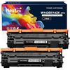 Nestink W142X - Cartucce toner di ricambio per HP W1420X (confezione da 2) | Con chip: w1420x w142x 142a 1420a compatibile con HP Laserjet MFP M140W M110W M140 M110 M139 M139W, 2000 pagine
