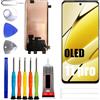 ERYNK Display OLED per Realme 11 pro (Realme 11 Pro +/Realme 10 Pro +) RMX3771 [con impronte digitali] [6,7 pollici] LCD Display Touch Screen Digitizer con set di attrezzi