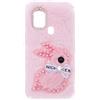 YKTO Custodia per peluche Coniglietta per Alcatel 1SE 2020 Custodia per Telefono Ragazza Coniglio Diamanti Comoda Custodia per Telefono in Finta Peluche per Alcatel 1SE 2020,Coniglio Rosa Perla