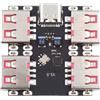 xiwai USB 2.0 1-a-4 Quattro Porte HUB Splitter PCBA Modulo di Espansione Scheda PC Multiporta 4 Dispositivi Tipo-C per Tastiera Mouse Scanner Stampante