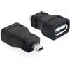 CABLEPELADO Adattatore USB Tipo A Femmina a Mini USB Maschio | Convertitore Adattatore USB Tipo A a Mini USB | Velocità di trasferimento fino a 480 Mbps | Femmina a Maschio | USB 2.0 | Nero