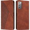 KOUYI Cover per Samsung Galaxy Note 20, Custodia Portafoglio,Cover Libro,Pelle Flip/Folio Case con [Funzione di Supporto] [3-Scheda Slot] [Magnetica] Antiurto (Marrone)
