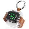 Mapille 1200mAh Caricatore Apple Watch Caricabatterie Wireless Portatile Power Bank compatibile con Apple Watch Serie 10/9/8/7/6/5/4/3/2/SE/Ultra/Ultra 2, Ricarica a Induzione Magnetica con Portachiavi