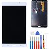 E-YIIVIIL Display LCD compatibile con Samsung Galaxy Tab A 7.0 2016 WiFi SM-T280 Display Touch Screen Screen Digitizer Vetro Assembly + Strumenti (bianco)