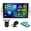 Fuluku 4+64GB 9''Incell Touchscreen Autoradio per FIAT 500 2007-2015