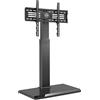 FITUEYES Porta TV da Terra per 32-75 Pollici, Supporto TV da Pavimento con Ferro Base, Girevole Supporto TV Max VESA 600x400m