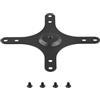 Generico Piastra staffa di montaggio for monitor portatile VESA Foro for vite da 1/4 pollici fino a 100X100mm 75X75mm, set di viti M4 Supporto for montaggio a parete