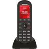 Maxcom MM39D - 4G VoLTE - Pulsante grande - Telefono da scrivania senza fili per casa e ufficio con scheda SIM, caricabatterie da tavolo USB-C, spina UK, nero