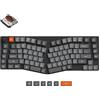 Keychron K15 MAX Tastiera meccanica wireless, 2,4 GHz/Bluetooth/USB-C, LED Bianco, QMK/VIA, Macro programmabili, PBT Keycaps, Per Mac Windows, Super Brown Switch