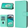 YIRRANZD Cover per Xiaomi Redmi Note 14 Pro 5G / Note 14 Pro Plus, Custodia a Libro in PU Pelle [Slot Carte] Flip Caso, Antiurto Wallet Case Cover per Redmi Note 14 Pro 5G / 14 Pro+ 5G (Verde Menta)
