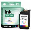 MBNOFFICE Cartuccia d'inchiostro compatibile per Canon CL-576 XL a colori - Colori brillanti per Pixma TS3550 TS3551 TR4750 TR4751 TR4720 - Stampa a colori Premium