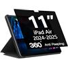 Phimoos 2024 iPad Air 11 360° Privacy Screen Protect, filtro privacy per iPad Air 11 5a generazione A2902/A2903/A2904 protezione completa adesiva a tutto tondo combinata