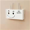 BBTISG Mensola per Router WiFi da Appendere Alla Parete, Senza Foratura Scatola Portaoggetti, Staffa A Parete Ripiani Sospesi