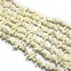 Generic Perline sciolte di Corallo Naturale di Pietra 6x12mm di Forma Irregolare per la creazione di Gioielli Fai da te-bianco-6x12mm