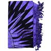 Seamar Copritutto Grande Sole Luna Copridivano, Copriletto Etnico 210x240cm 100% Cotone Telo Mare (Viola)