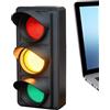 Generico Luce Non Disturbare - Lampada da Scrivania USB LED Indicatore Occupato, Luce di Stato Semaforo per Ufficio e Home Office, Semaforo Sociale in ABS con Indicatore Occupato/Libero per Scrivania, Porta o