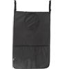 Luxja Ceste per la Biancheria, Borsa Portabiancheria, sac Portabiancheria con 2 Ganci Porta Extra in Acciaio Inossidabile, Borsa da Sacco per Biancheria, Nero