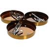Othmro Kit di 3 plafoniere da 11,9 cm, piastra da soffitto vintage con gancio, kit per lampadario a sospensione retrò con tutti gli accessori di montaggio per appendere la lampada a sospensione a