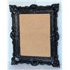 Artissimo Cornice portafoto barocca nera senza vetro, 56 x 46 cm, antica, 30 x 40 cm, 3049