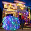 Ansobea Tubo luminoso per esterni, 30 metri, 720 LED, tubo luminoso esterno interno 8 modalità, tubo luminoso per Natale, feste, impermeabile
