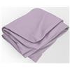 HOME ZEN HOUSEHOLD LINEN Lenzuolo Telo Copriletto Piano Superiore Traspirante Puro 100% Cotone (240X280 CM, LILLA)