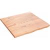 vidaXL Ripiano Muro Marrone Chiaro 60x60x2 cm Massello Rovere Trattato