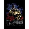 Heart Rock Scorpions Skull & Roses Bandiera, 75 x 110 cm