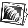 Umbra Prisma Cornice portafoto, 10x15cm, Acciaio, Nero