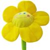 Justkeji Bouquet di fiori artificiali ripieni, bouquet di girasoli in peluche con steli pieghevoli, fiori farciti decorazione per la casa per matrimoni, feste, compleanni, Natale (66 cm, giallo)