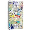 ARTTOR Quadro su Tela Verticale Strada graffiti parete murale Stampe da Parete 55x100cm Quadri Moderni Soggiorno Camera da Letto 1 pezzo Grandi Decorazione Murale Wall Art Canvas Immagini PA55x100-2907