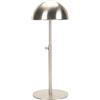Qcwwy Espositore per Cappelli in Acciaio Inossidabile, Supporto per Cappelli Portatile Regolabile in Altezza Supporto per Testa per Parrucche Antiscivolo Antiruggine per Riporre (SILVER)