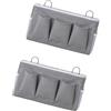 KAHDGSS Mobile portaoggetti sospeso in Tessuto con Ampio Scomparto Principale e 5 Tasche Extra per Camera da Letto, Cucina, Bagno, organizzazione Viaggi