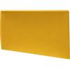 mollis homelike interiors MOLLIS - Pannello da parete rettangolare e decorativo, adatto come testiera o protezione dagli impatti, riduce il suono e migliora l'acustica, in schiuma, 60 x 30 cm, giallo