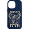 Patriotic USA America Anniversary Pride Custodia per iPhone 14 Pro Max Forte dal 1776 Patriotic Eagle Guitar Fireworks USA