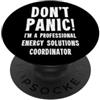 Renewable Energy Team T-Shirts & Gifts Coordinatore Soluzioni Energetiche PopSockets PopGrip Adesivo